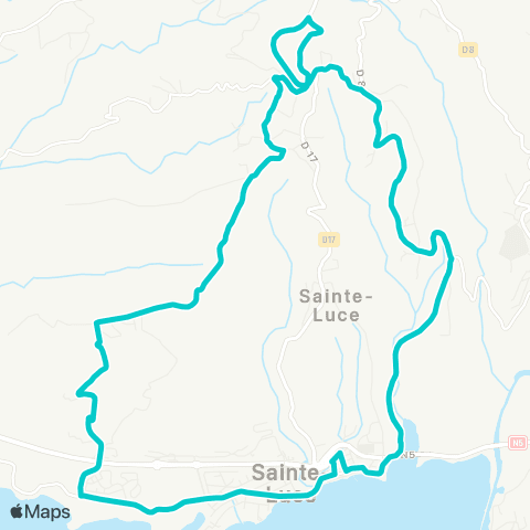 Martinique Transport - Zone Sud 22 map