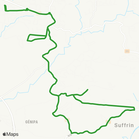 Martinique Transport - Zone Sud 39 map