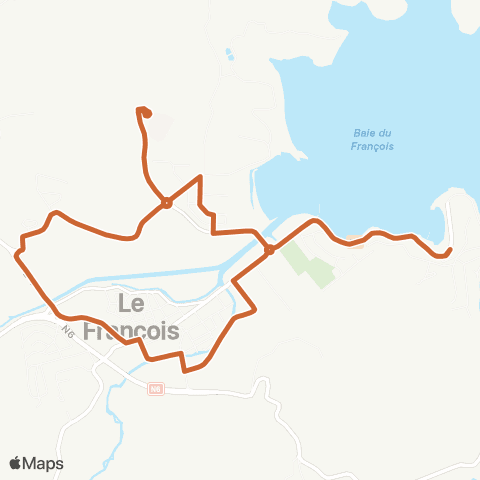 Martinique Transport - Zone Sud 50 map