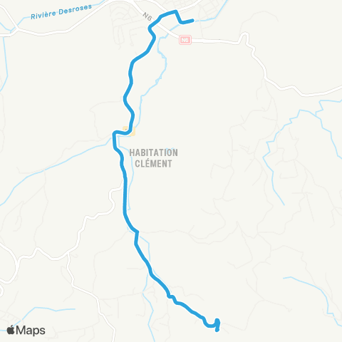 Martinique Transport - Zone Sud 56 map