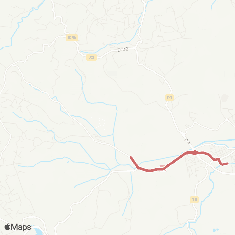 Martinique Transport - Zone Sud 58 map