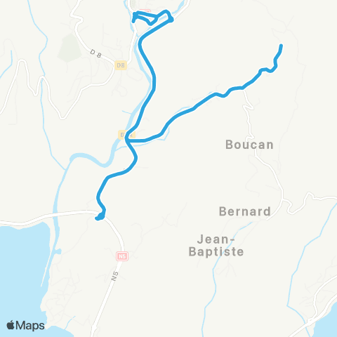 Martinique Transport - Zone Sud 06 map