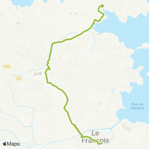 Martinique Transport - Zone Sud 64 map