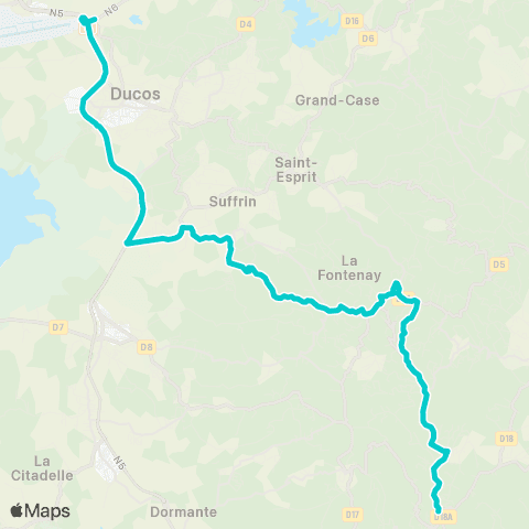 Martinique Transport - Zone Sud Exp 4 map