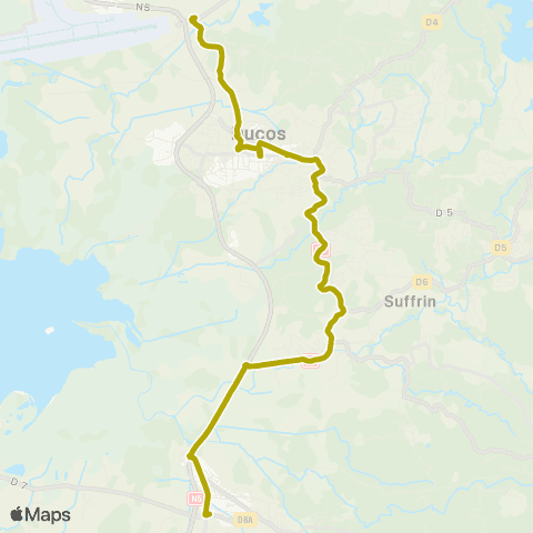 Martinique Transport - Zone Sud F map