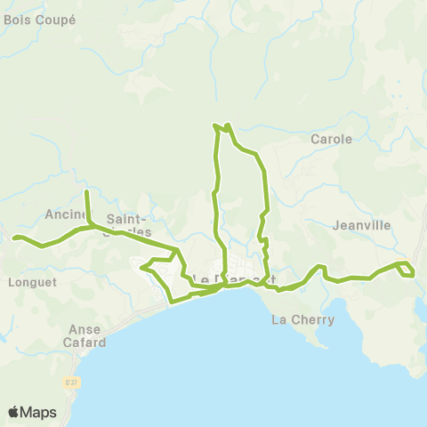 Martinique Transport - Zone Sud 04 / L5 map