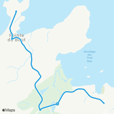 Martinique Transport - Zone Sud 01tad map