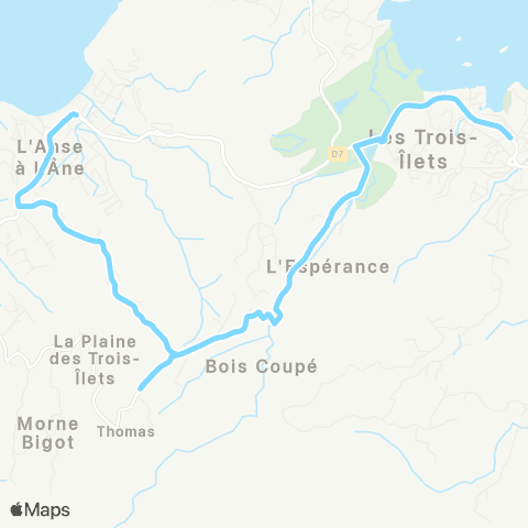 Martinique Transport - Zone Sud 01t2 map