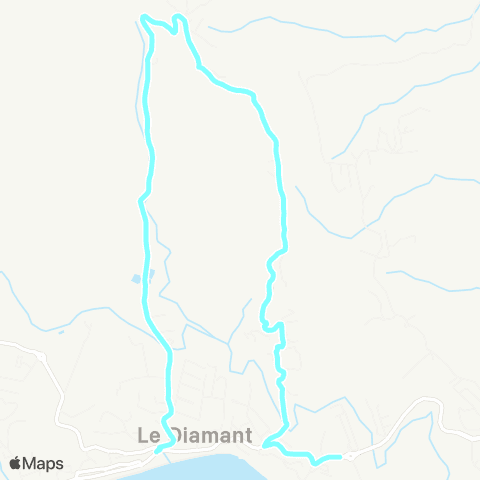 Martinique Transport - Zone Sud 4 / 5t1 map