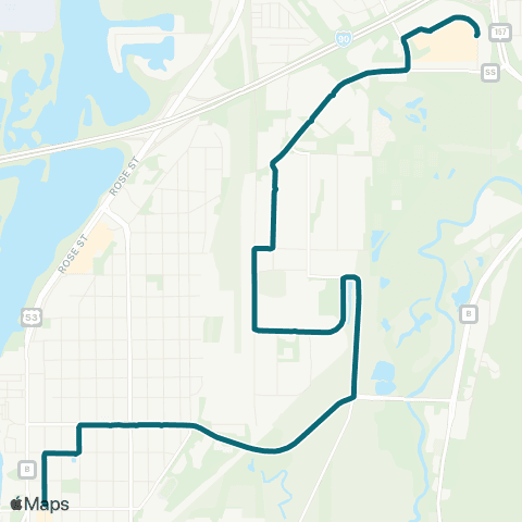 MTU Crossing Meadows map