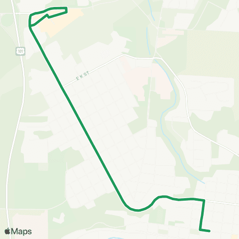 Mason Transit Authority Zipper map