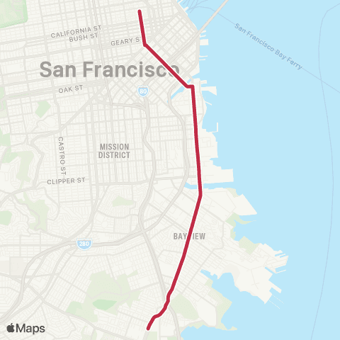Muni Third map