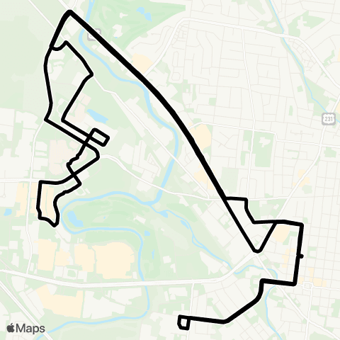 Murfreesboro Transit Gateway map