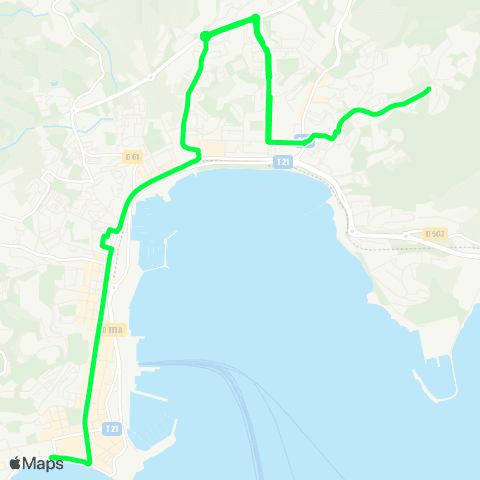 Muvistrada Pietralba - Place De Gaulle map