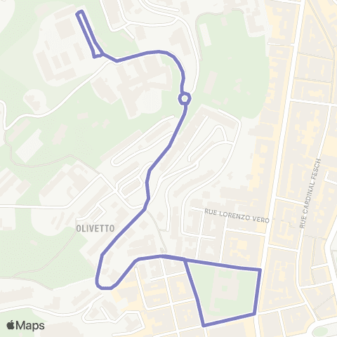 Muvistrada Parking Miséricorde map