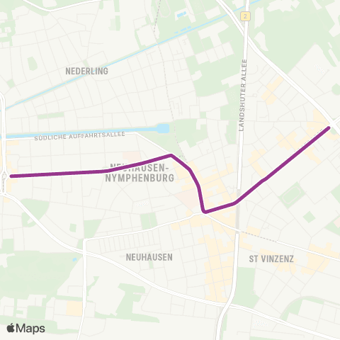 MVG Schwabing Nord-Romanplatz map