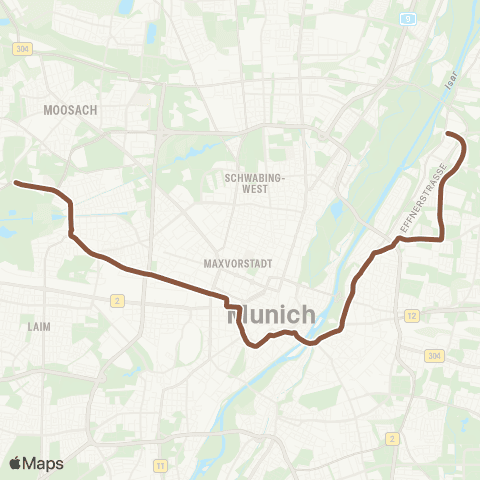 MVG Amalienburgstraße-St. Emmeram map
