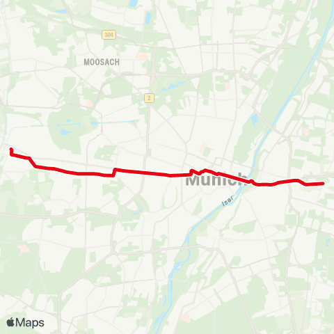 MVG Pasing Bf. - Berg am Laim map