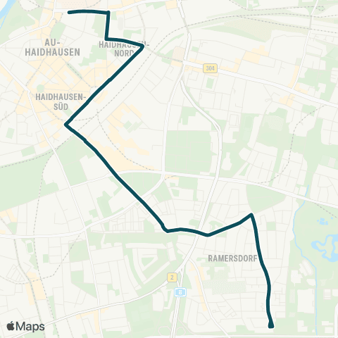 MVG Max-Weber-Platz - Ostbahnhof (Post) - Karl-Preis-Platz - Emdenstraße map
