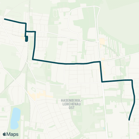 MVG Hochmuttinger Str. - Feldmoching Bf. - Harthof - Am Hart map