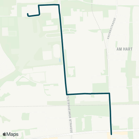 MVG Olschewskibogen - Frankfurter Ring map
