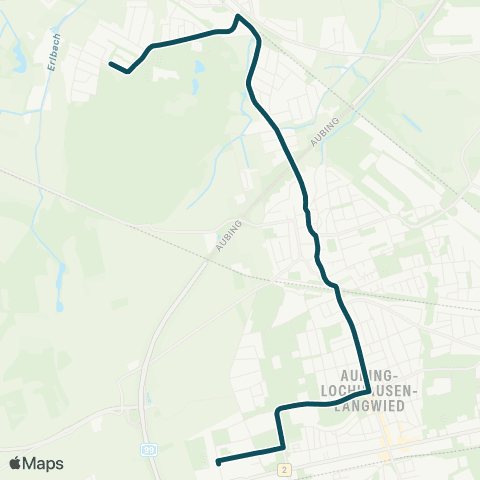 MVG Eichelhäherstraße - Bildungscampus Freiham map