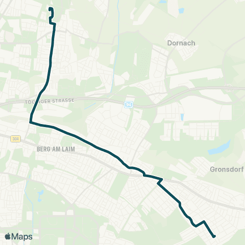 MVG Bruno-Walter-Ring - Iltisstraße map