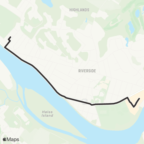 Meva Transit Buttonwoods Express map