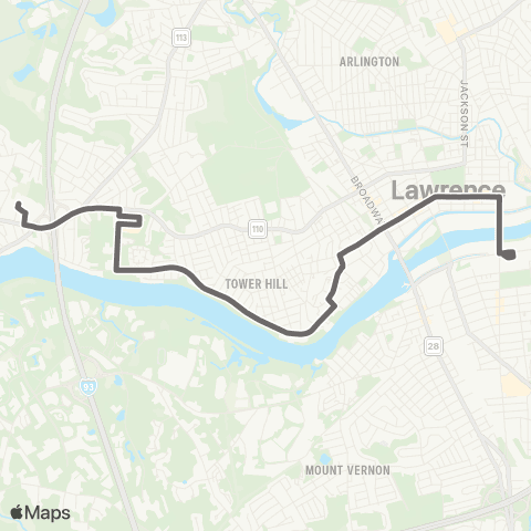 Meva Transit Water Street map