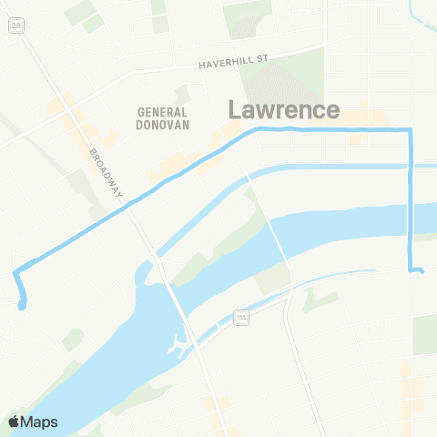 Meva Transit Essex Crosstown Essex Plaza Effective 09 - 08-25 map