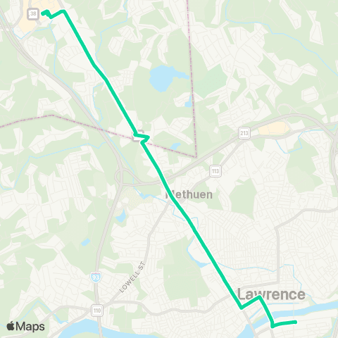 Meva Transit 28 Salem New Hampshire / Tuscan Village map
