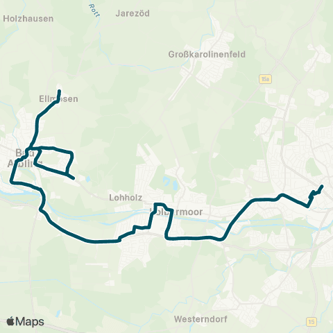 Die Münchner VerkehrsVerbund  (Ellmosen - ) Bad Aibling - Kolbermoor - Rosenheim - Rosenheim, Stadtmitte map