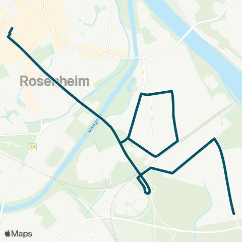 Die Münchner VerkehrsVerbund  Kastenau - Stadtmitte map