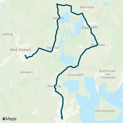 Die Münchner VerkehrsVerbund  Bad Endorf - Hemhof - Eggstätt - Rimsting - Prien map