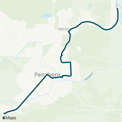 Die Münchner VerkehrsVerbund  Im Dittenried - Bahnhof - Freiheit - Maxkron - Kurfürst-Max-Siedlung map