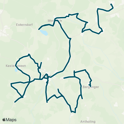 Die Münchner VerkehrsVerbund  Grafing Bahnhof - Bruck - Moosach - Glonn - Baiern map