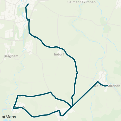 Die Münchner VerkehrsVerbund  Erding - Pretzen - Wörth - Walpertskirchen map