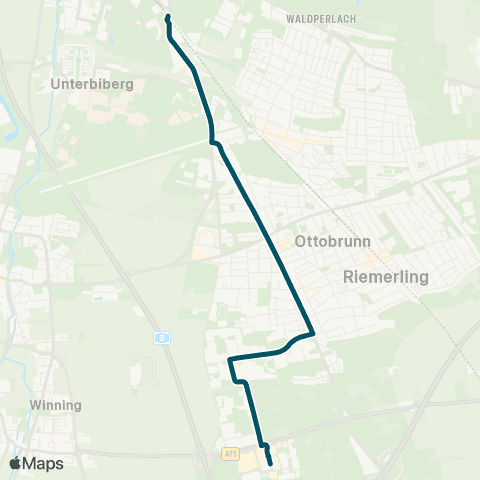 Die Münchner VerkehrsVerbund  Neuperlach Süd - Ottobrunn - Brunnthal, Zusestraße map