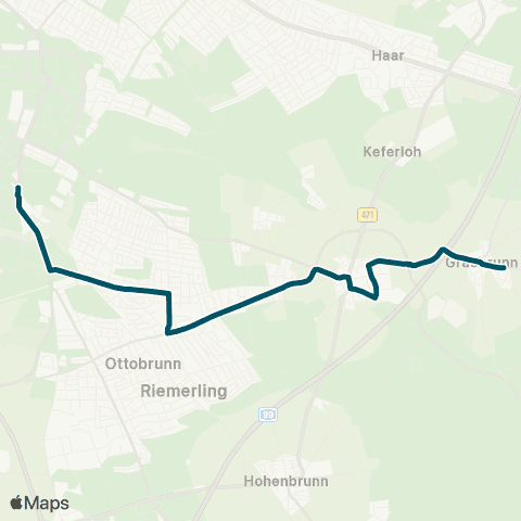 Die Münchner VerkehrsVerbund  Grasbrunn - Putzbrunn - Ottobrunn - Neubiberg - Neuperlach Süd map