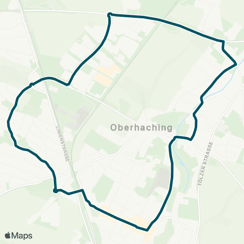 Die Münchner VerkehrsVerbund  Ortsbus Oberhaching map