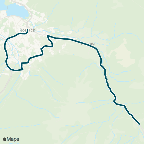 Die Münchner VerkehrsVerbund  Tegernsee - Rottach-Egern - Enterrottach - Moni-Alm map