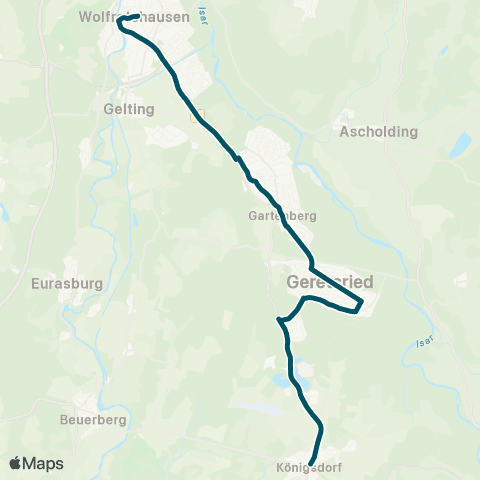 Die Münchner VerkehrsVerbund  Geretsried, Stein - Feuerwehrschule - Fasanenweg - Wolfratshausen map
