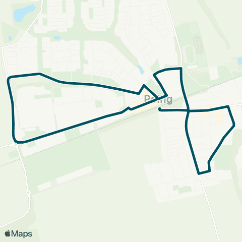 Die Münchner VerkehrsVerbund  Poing Süd - Poing, Rathaus - Poing Nord - Poing West - Poing Süd map