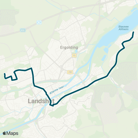 Die Münchner VerkehrsVerbund  Auloh - Altstadt - Hauptbahnhof - Wolfgangsiedlung map