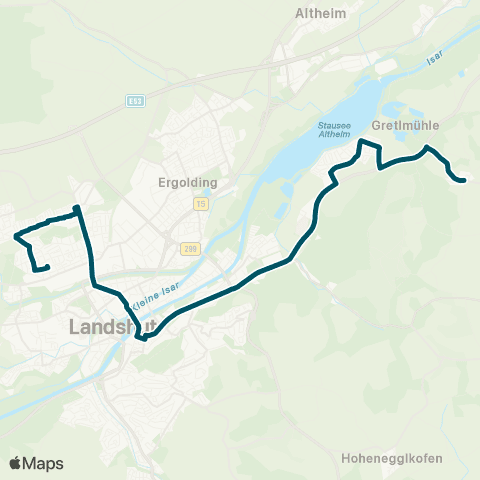 Die Münchner VerkehrsVerbund  Auloh - Altstadt - Hauptbahnhof - Wolfgangsiedlung map