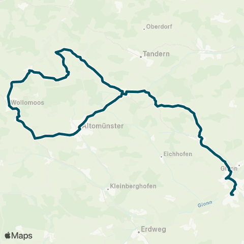 Die Münchner VerkehrsVerbund  Randelsried - Pipinsried - Arnzell - Markt Indersdorf map