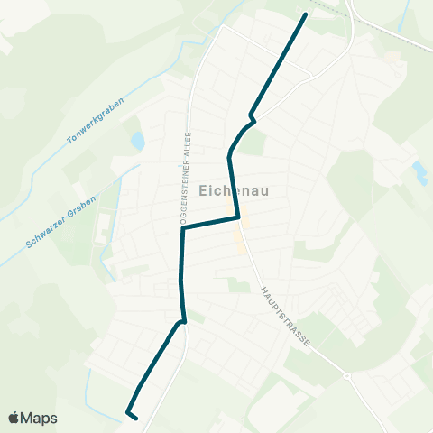 Die Münchner VerkehrsVerbund  Eichenau, Spechtstraße - Eichenau Süd map