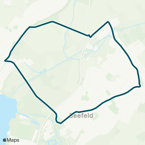 Die Münchner VerkehrsVerbund  Seefeld-Hechendorf - Oberalting - Seefeld-Hechendorf map