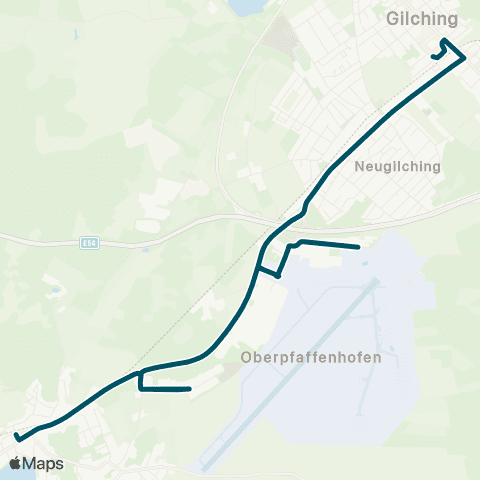 Die Münchner VerkehrsVerbund  Gilching-Argelsried - Neugilching - DLR - Weßling map