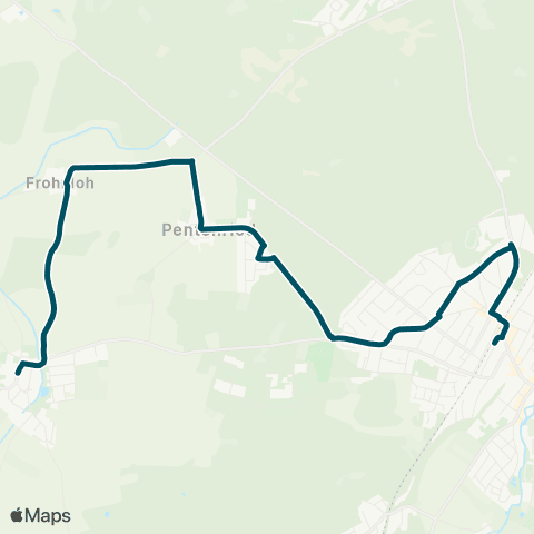 Die Münchner VerkehrsVerbund  Gauting - Pentenried - Unterbrunn map